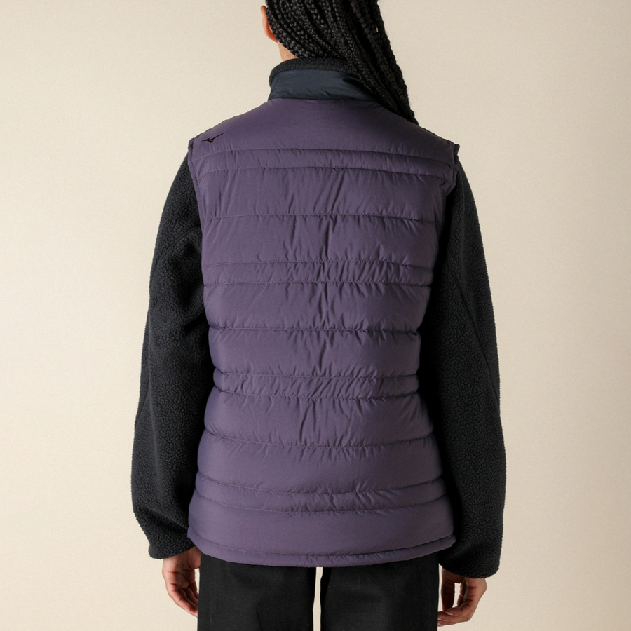 Mizuno BREATH THERMO LIGHTWEIGHT DOWN VEST Midnight plum